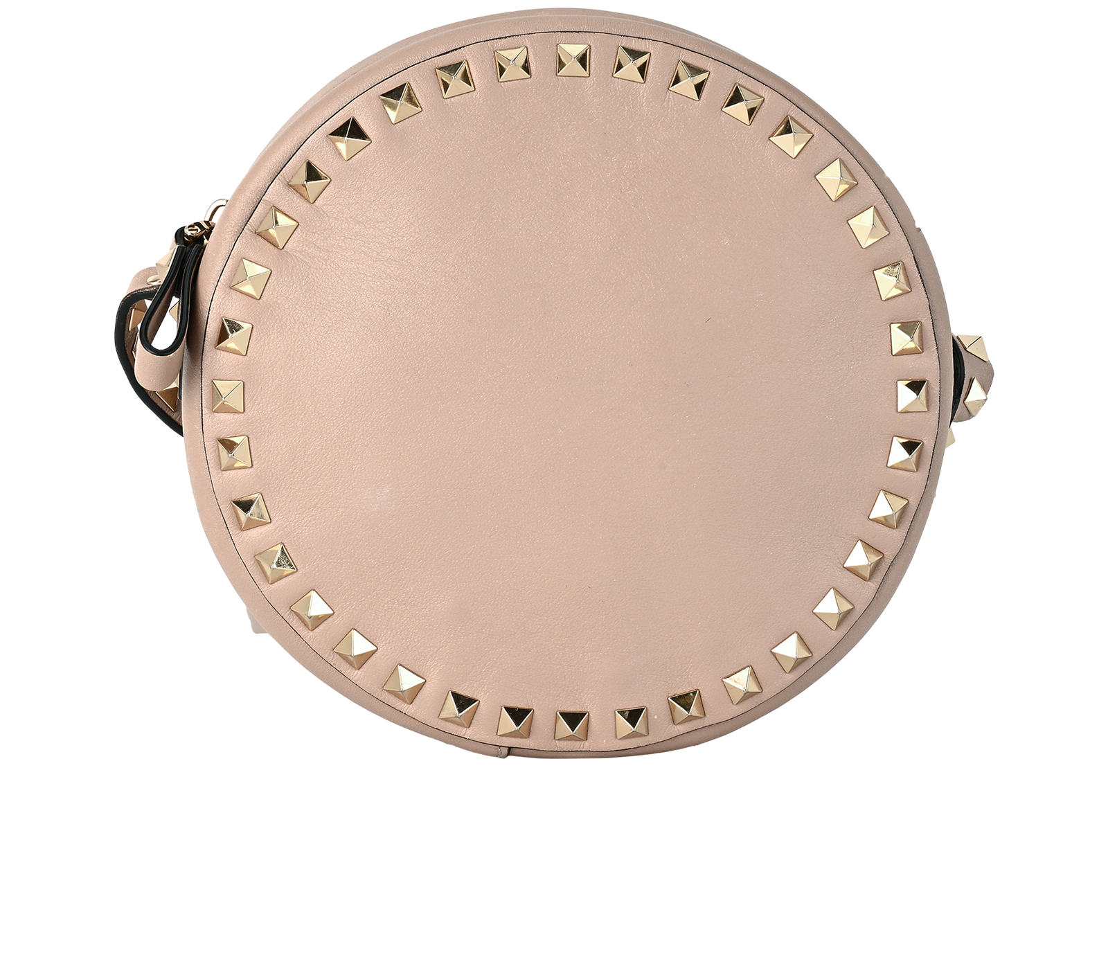 Rockstud Round Crossbody, &pound;290, Handbags, Pink, Leather, Back view